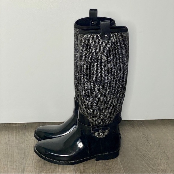 Michael Kors Charm Stretch Rain Boots - Picture 2 of 5